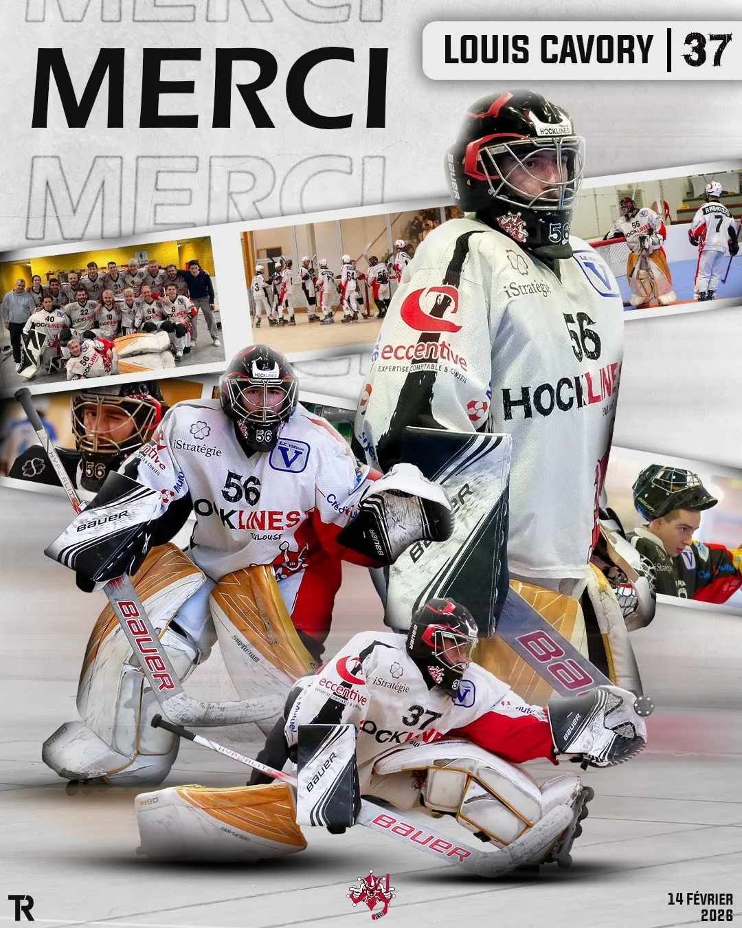 Visuel « Merci Loulou » — hommage joueur