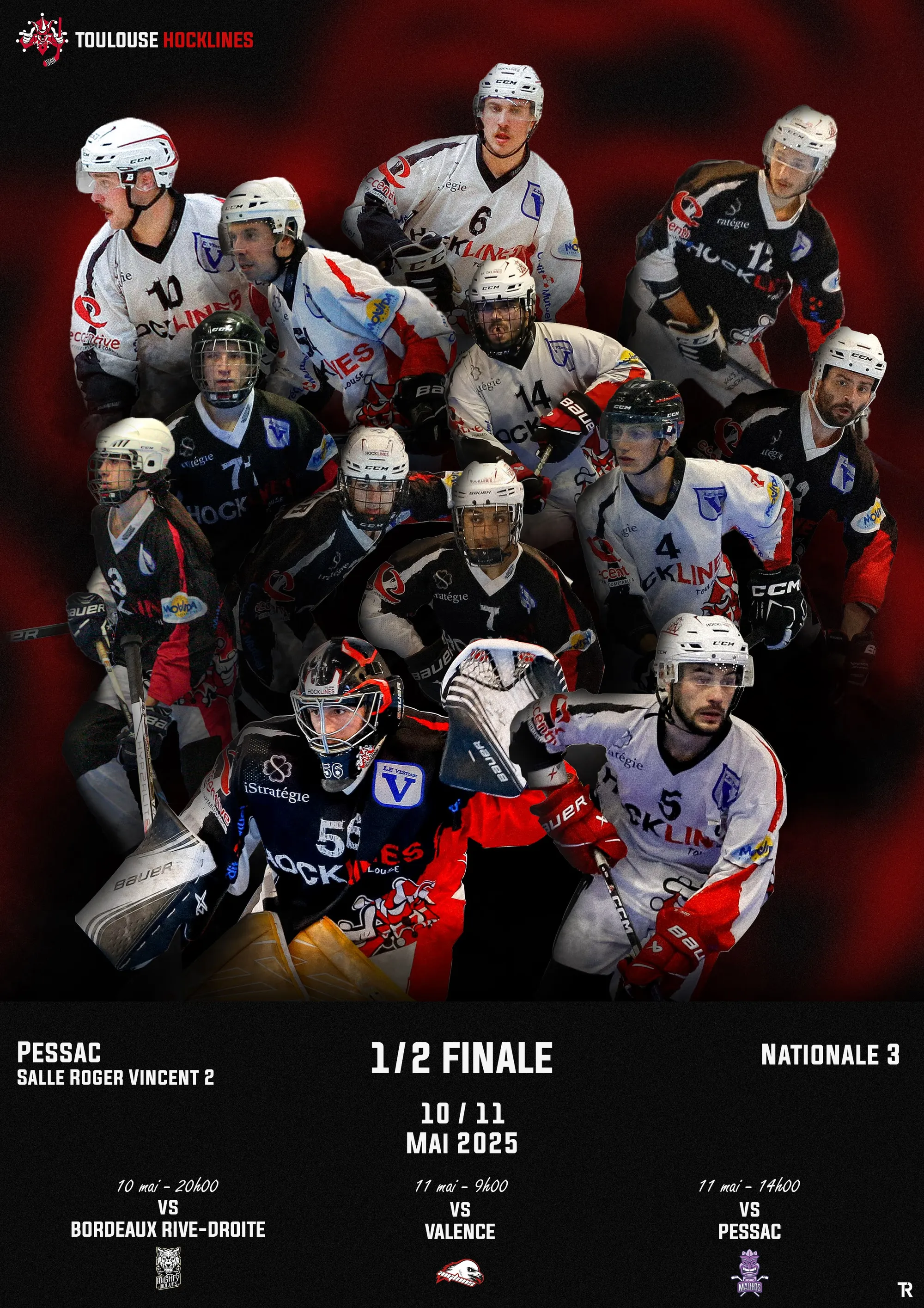 Affiche demi-finales — Toulouse Hocklines