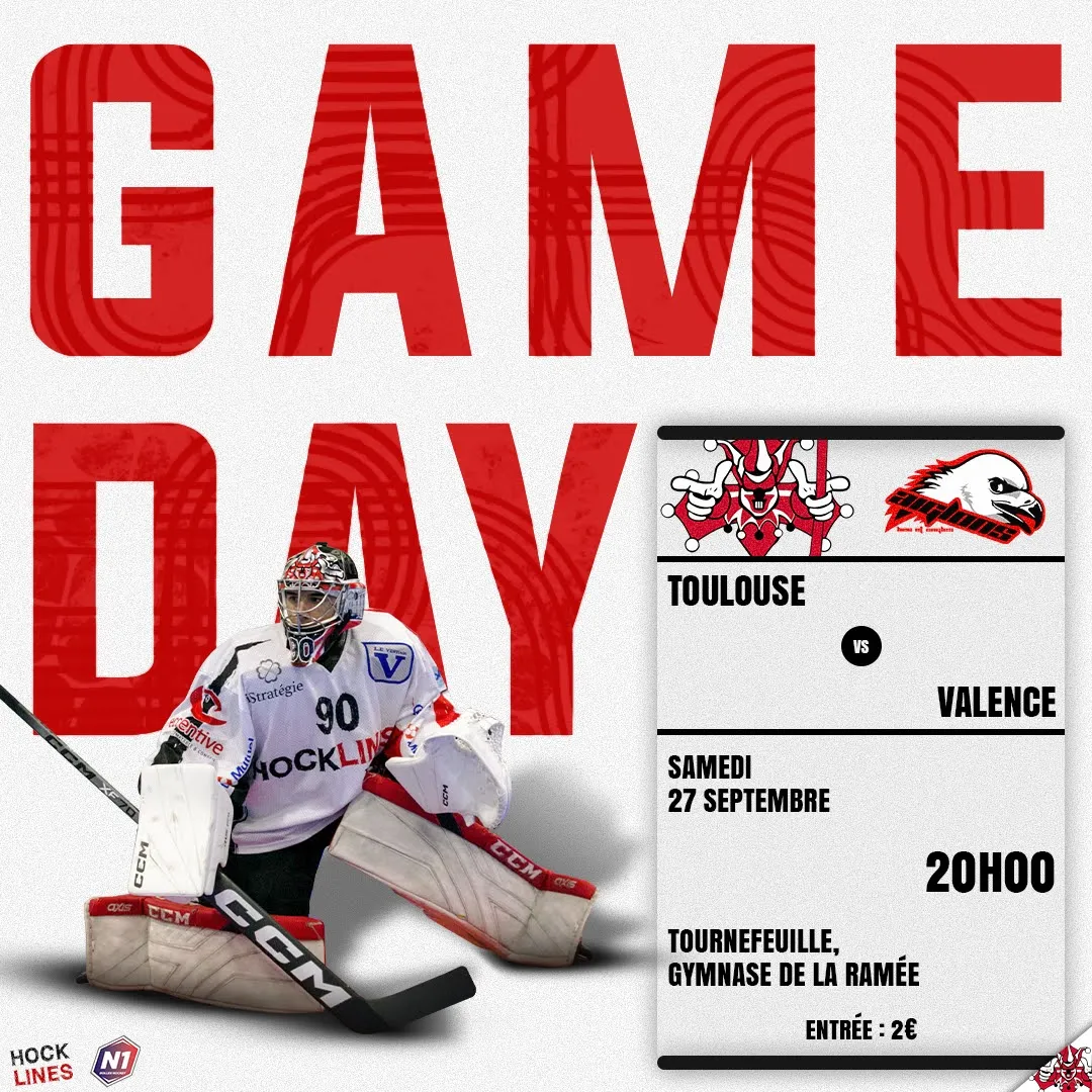 Affiche « Game Day » N1 — Toulouse vs Valence